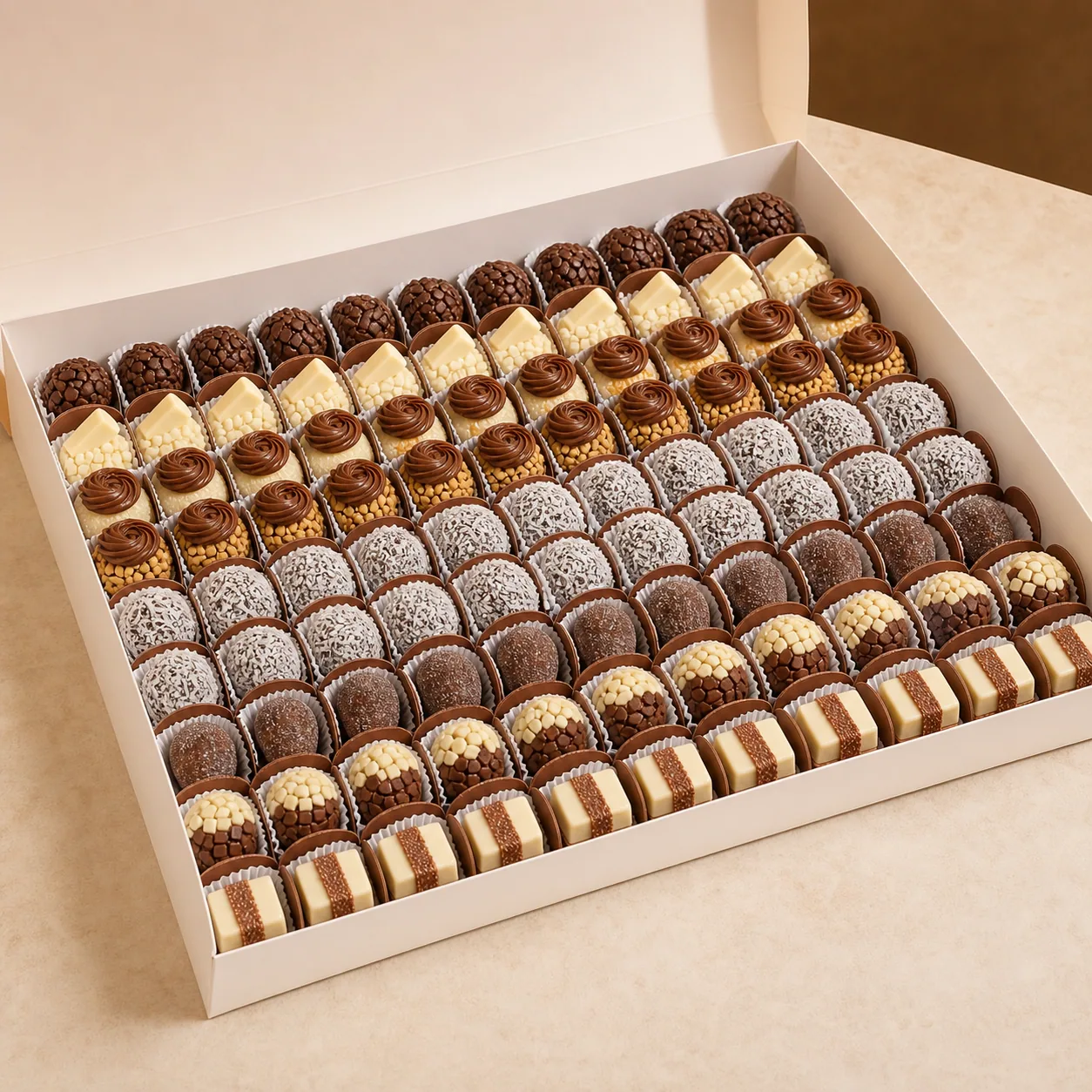 Grande encomenda de brigadeiros Aurora